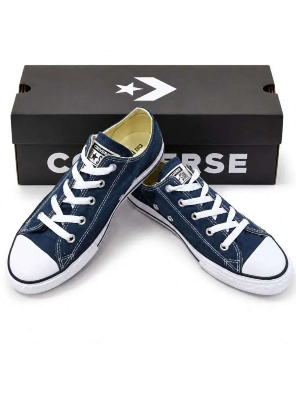 Converse Chuck Taylor All Star Core Youth Navy Lace Up Sneakers Size 3